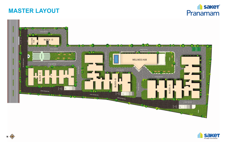 Saket Pranamam Floor plan